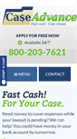 Mobile Screenshot of caseadvance.com